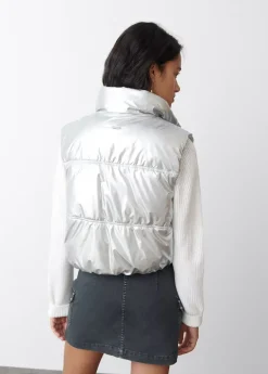 Mujer Brownie Spain Abrigos Y Chaquetas-Chaleco Acolchado Vinilado