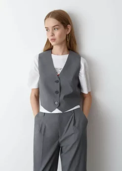 Mujer Brownie Spain Tops-Chaleco Corto Sastre