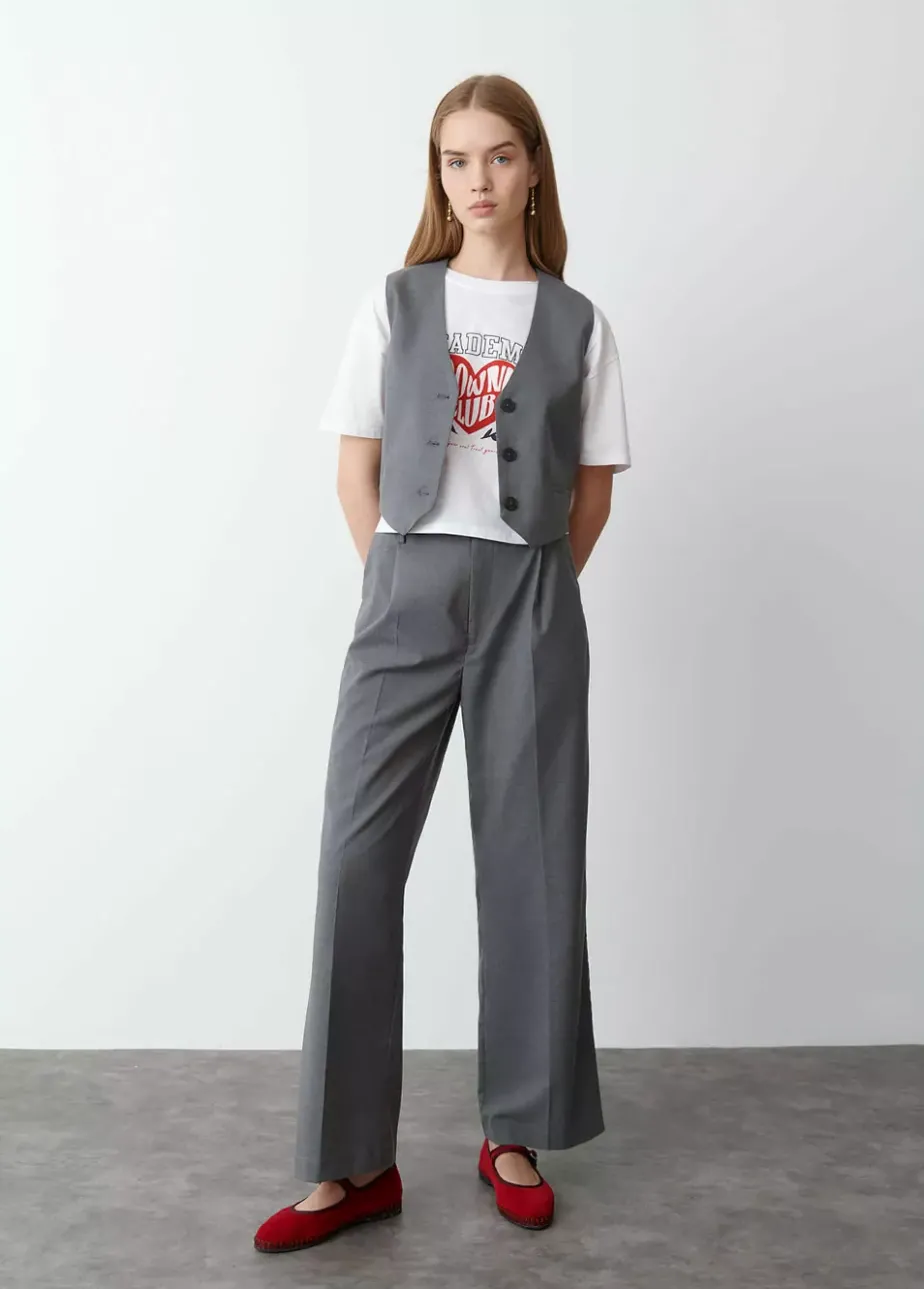 Mujer Brownie Spain Tops-Chaleco Corto Sastre