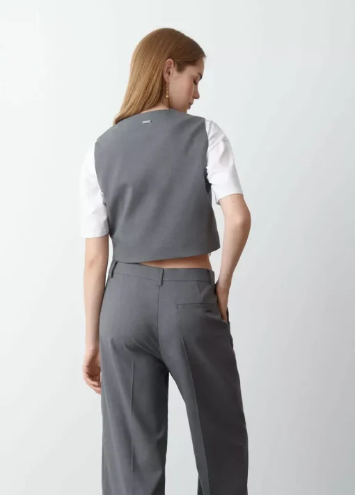 Mujer Brownie Spain Tops-Chaleco Corto Sastre