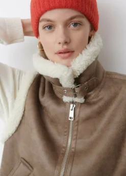 Mujer Brownie Spain Abrigos Y Chaquetas-Chaleco Doblefaz Efecto Piel