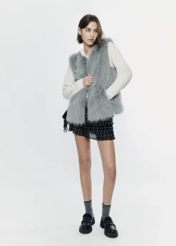 Mujer Brownie Spain Abrigos Y Chaquetas-Chaleco Efecto Pelo