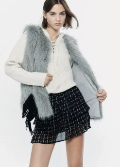 Mujer Brownie Spain Abrigos Y Chaquetas-Chaleco Efecto Pelo