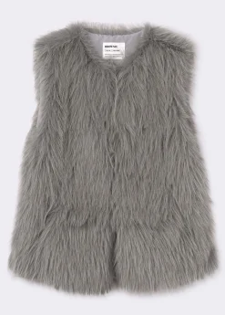 Mujer Brownie Spain Abrigos Y Chaquetas-Chaleco Efecto Pelo