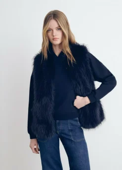 Mujer Brownie Spain Abrigos Y Chaquetas-Chaleco Efecto Pelo