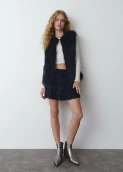 Mujer Brownie Spain Abrigos Y Chaquetas-Chaleco Efecto Pelo
