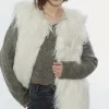 Mujer Brownie Spain Abrigos Y Chaquetas-Chaleco Efecto Pelo Largo
