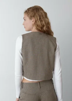 Mujer Brownie Spain Tops-Chaleco Sastre Cuadros