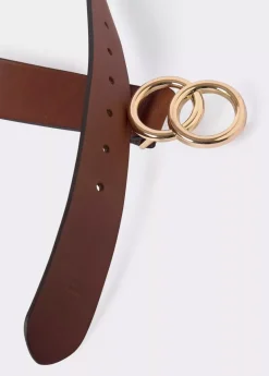 Mujer Brownie Spain Otros Accesorios-Cinturon Piel Hebilla Doble Piel