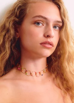Mujer Brownie Spain Otros Accesorios-Collar Choker Aros Piedras