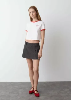 Mujer Brownie Spain Faldas-Falda Mini Tablas Raya Diplomatica