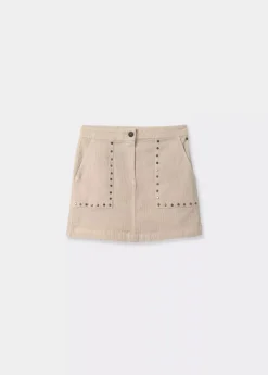 Mujer Brownie Spain Faldas-Falda Pana Bolsillo Parche