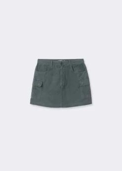 Mujer Brownie Spain Faldas-Falda Pana Bolsillos Cargo