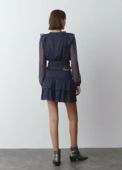 Mujer Brownie Spain Faldas-Falda Volantes Cintura Smock