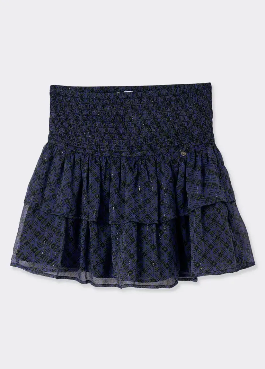 Mujer Brownie Spain Faldas-Falda Volantes Cintura Smock