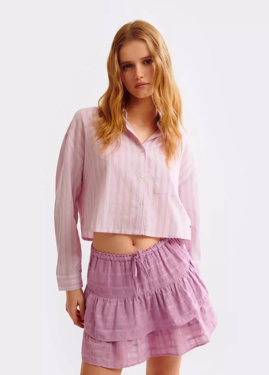 Mujer Brownie Spain Faldas-Falda Volantes Textura