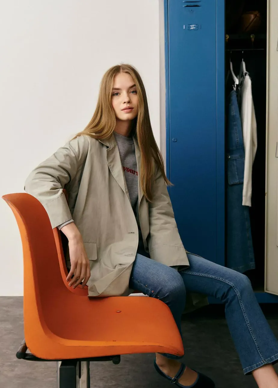 Mujer Brownie Spain Abrigos Y Chaquetas-Gabardina Nylon