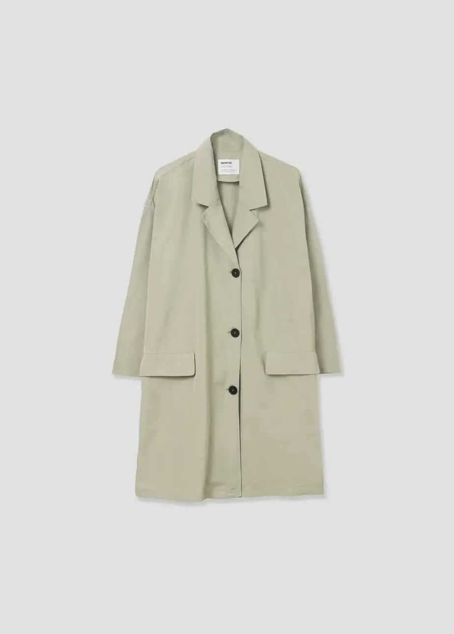 Mujer Brownie Spain Abrigos Y Chaquetas-Gabardina Nylon