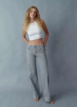 Mujer Brownie Spain Jeans-Jeans Acampanados Corte Lateral