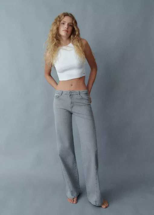 Mujer Brownie Spain Jeans-Jeans Acampanados Corte Lateral