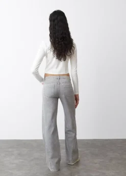 Mujer Brownie Spain Jeans-Jeans Acampanados Corte Lateral