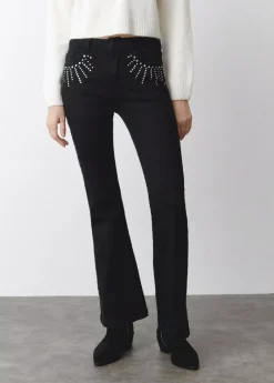 Mujer Brownie Spain Jeans-Jeans Campana Tachas