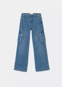 Mujer Brownie Spain Jeans-Jeans Cargo Bajo Cintura