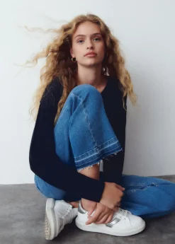 Mujer Brownie Spain Jeans-Jeans Culotte Botones Frontales