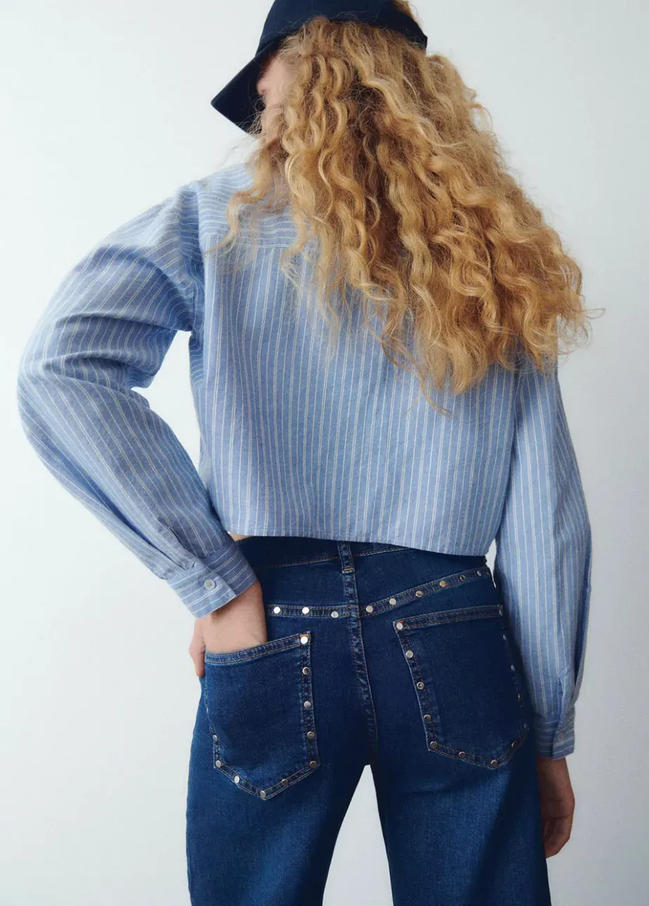 Mujer Brownie Spain Jeans-Jeans Culotte Tachas