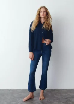 Mujer Brownie Spain Jeans-Jeans Flare Cropped