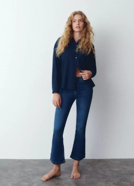 Mujer Brownie Spain Jeans-Jeans Flare Cropped