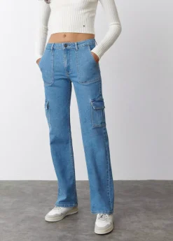 Mujer Brownie Spain Jeans-Jeans Recto Cargo