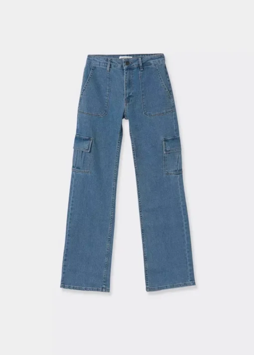 Mujer Brownie Spain Jeans-Jeans Recto Cargo
