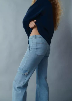 Mujer Brownie Spain Jeans-Jeans Recto Cargo
