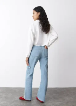 Mujer Brownie Spain Jeans-Jeans Recto Cargo