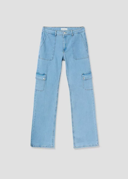 Mujer Brownie Spain Jeans-Jeans Recto Cargo