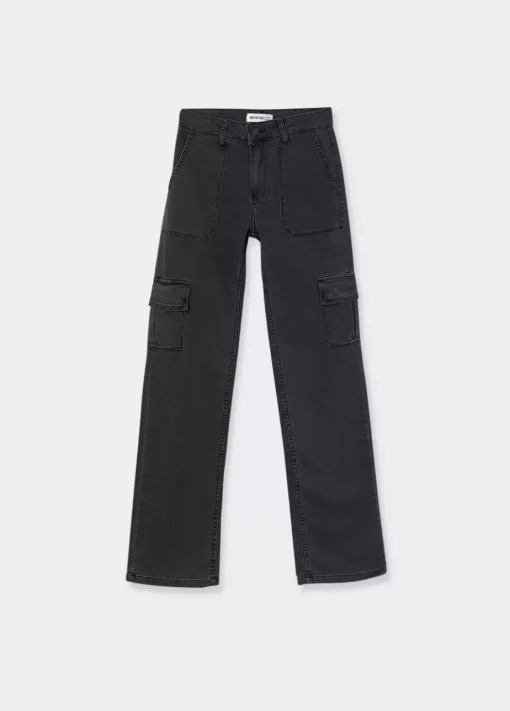 Mujer Brownie Spain Jeans-Jeans Recto Cargo