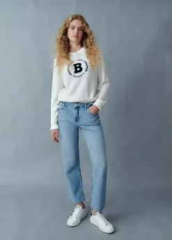 Mujer Brownie Spain Jeans-Jeans Recto Cinco Bolsillos