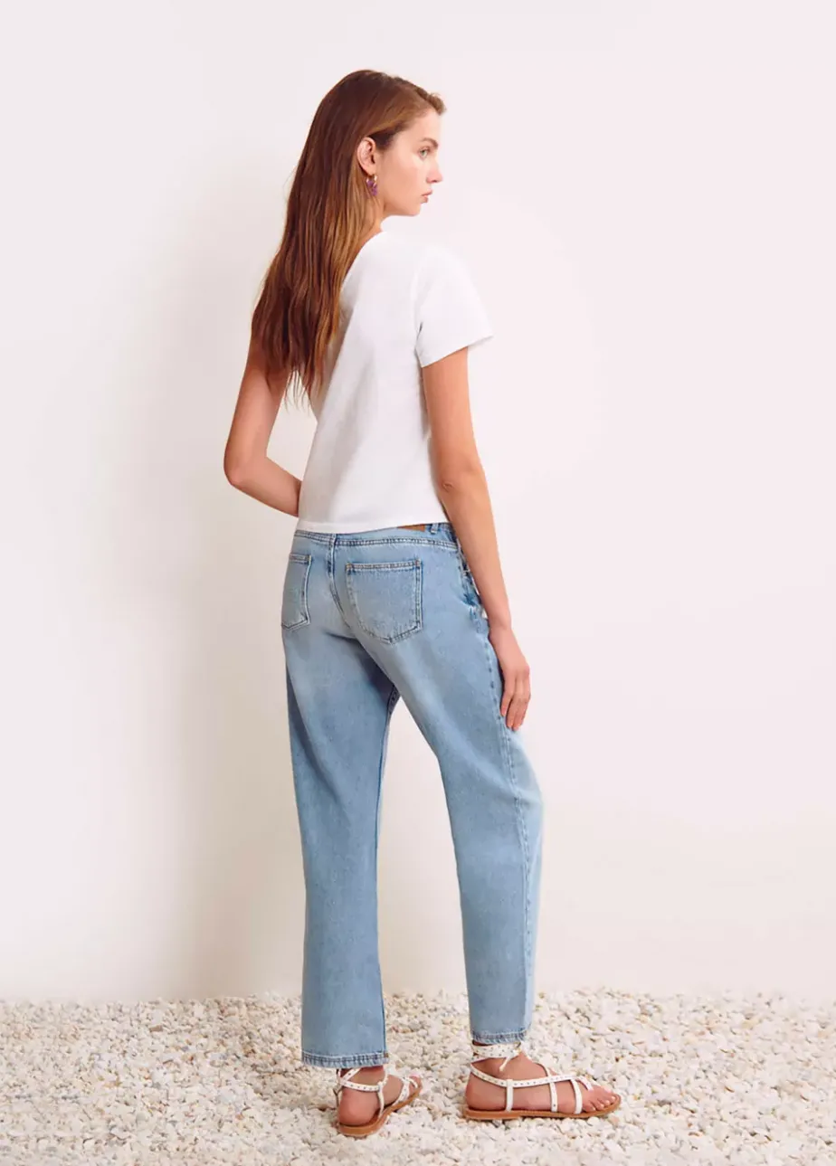 Mujer Brownie Spain Jeans-Jeans Recto Cinco Bolsillos