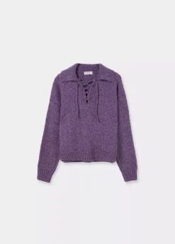 Mujer Brownie Spain Jerséis-Jersey Cuello Polo Cuerdas