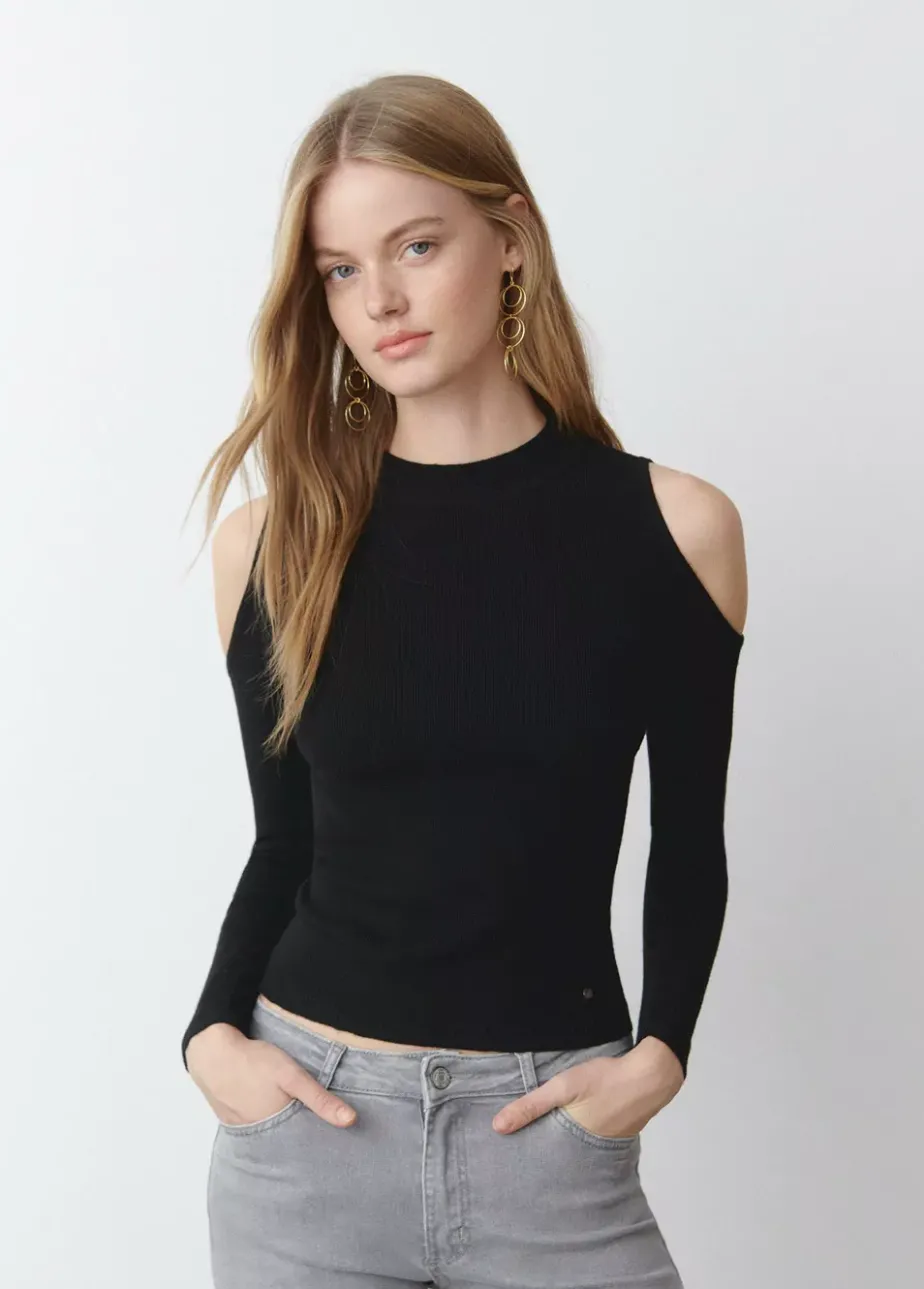 Mujer Brownie Spain Jerséis-Jersey Hombros Descubiertos