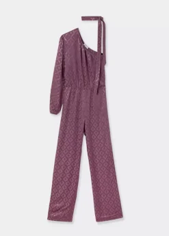 Mujer Brownie Spain Vestidos-Mono Asimetrico Jacquard