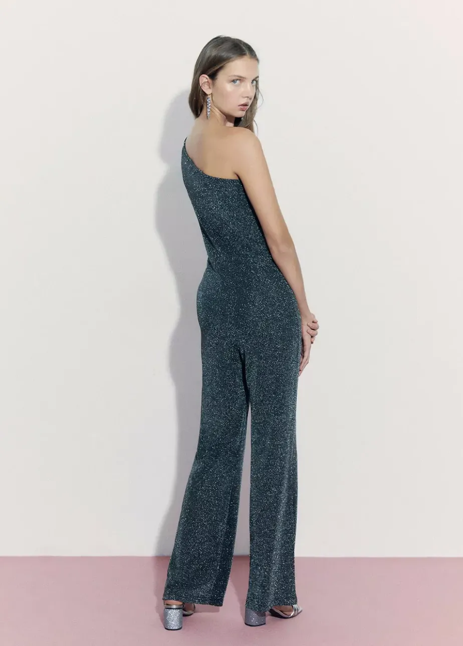 Mujer Brownie Spain Vestidos-Mono Cut Out Tejido Hilo Metalizado