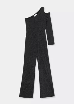 Mujer Brownie Spain Vestidos-Mono Cut Out Tejido Hilo Metalizado