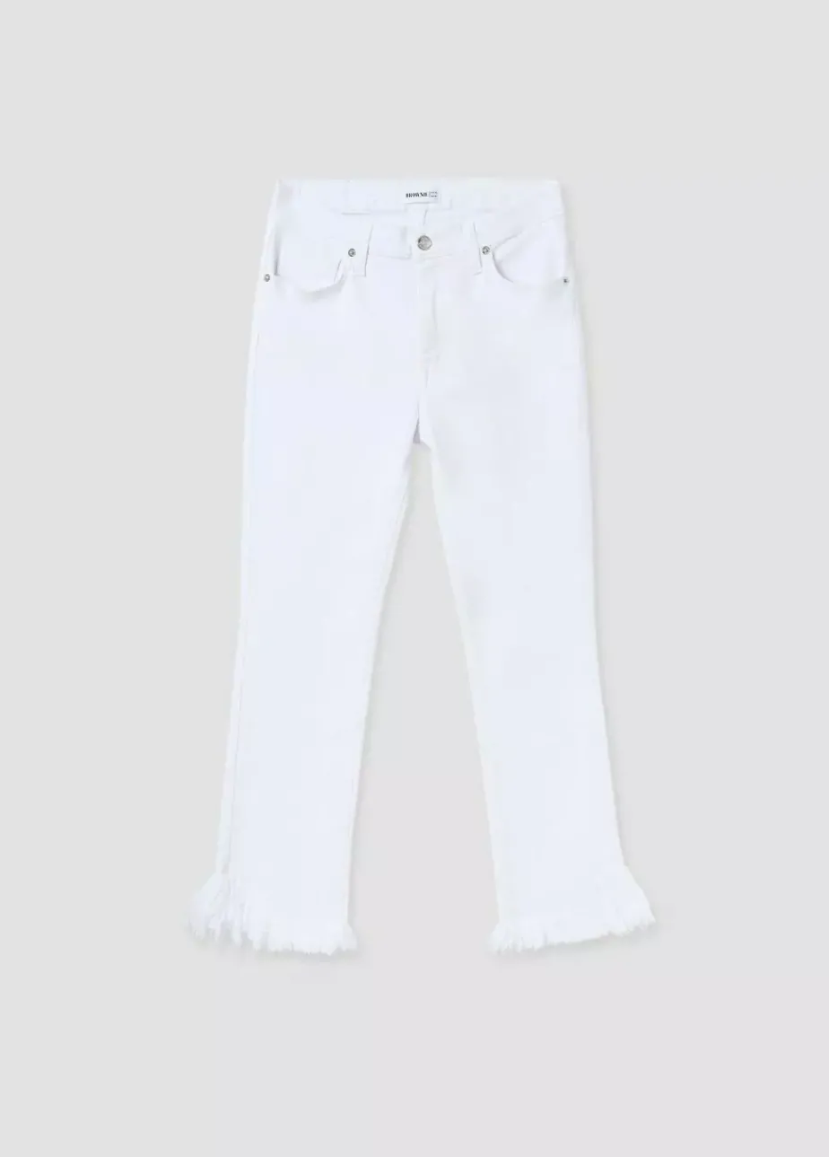 Mujer Brownie Spain Pantalones-Pantalon Bajo Desflecado