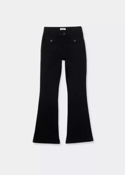 Mujer Brownie Spain Pantalones-Pantalon Campana Bolsillos Frontales