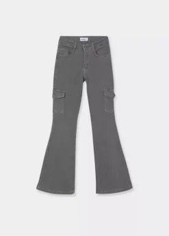 Mujer Brownie Spain Pantalones-Pantalon Campana Cargo