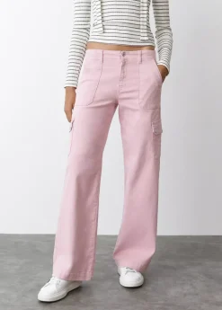Mujer Brownie Spain Pantalones-Pantalon Culotte Cargo