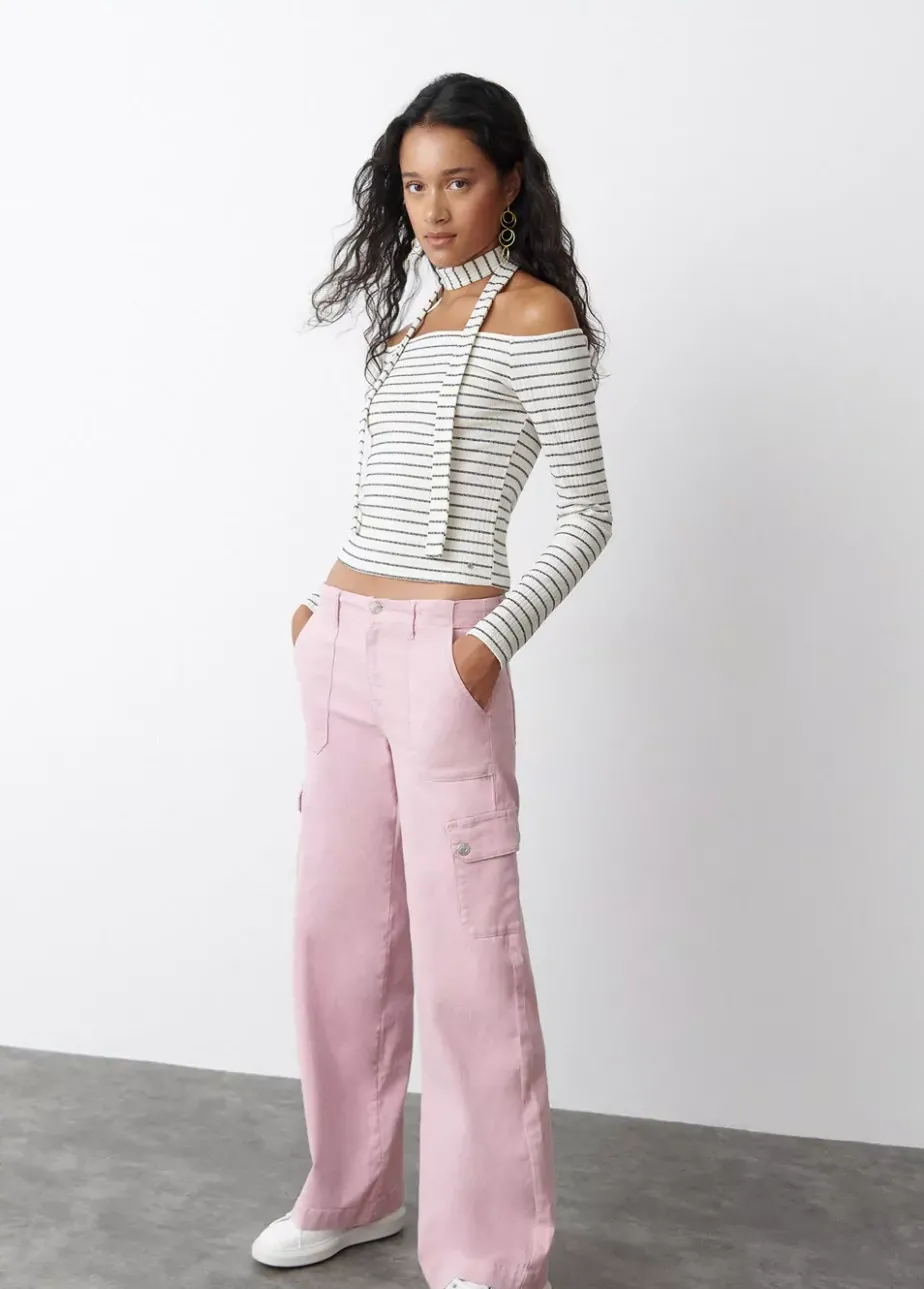 Mujer Brownie Spain Pantalones-Pantalon Culotte Cargo