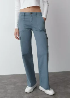 Mujer Brownie Spain Pantalones-Pantalon Culotte Cargo
